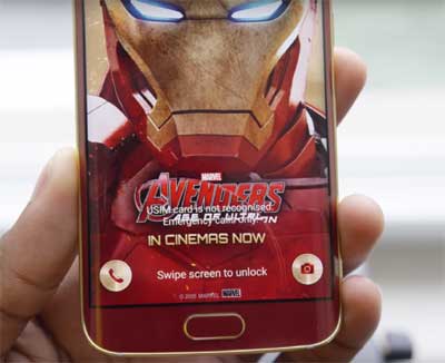 Galaxy S6 Edge Iron Man Hands On