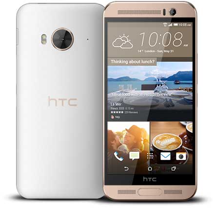 HTC One ME white gold
