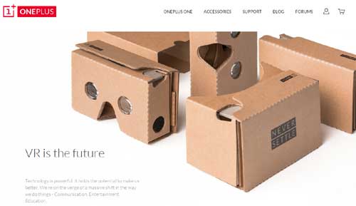 OnePlus 2 VR Cardboard