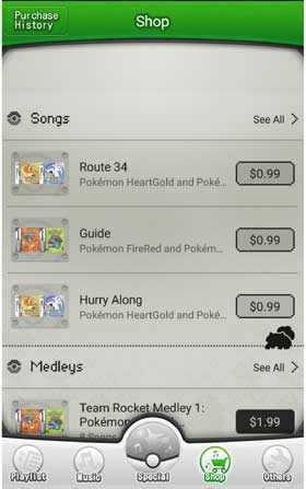 Pokemon Jukebox Music Shop