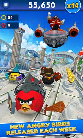 Sonic Dash Angry Birds Epic