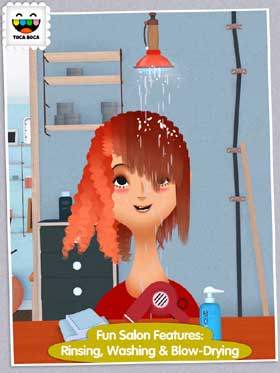 Google Play Store 免费 App Toca Hair Salon 