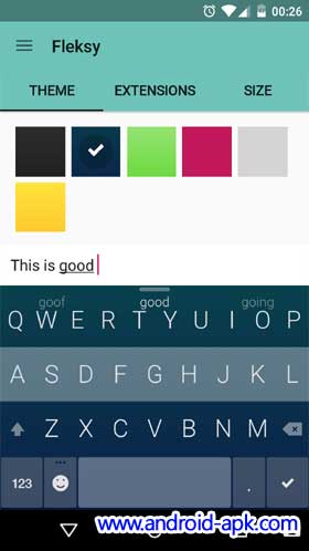 Fleksy Keyboard