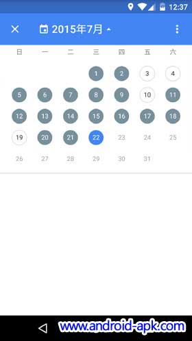 Google Maps Timeline Calendar