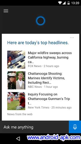 Microsoft Cortana Android App