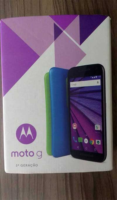 Moto G 2015 Unbox