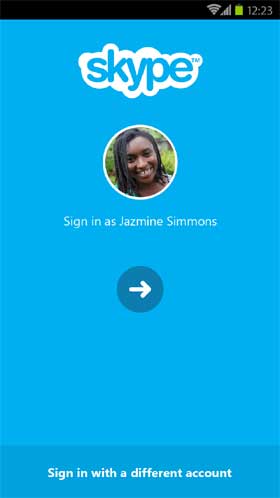 Skype 5.5 Sign In