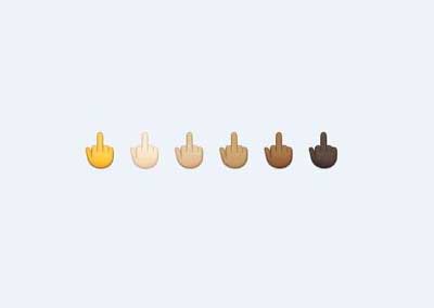 Whatsapp Middle Finger Emoji