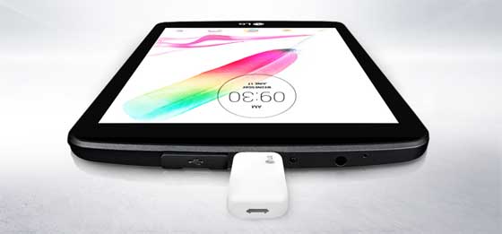 LG G Pad 2 8.0 USB