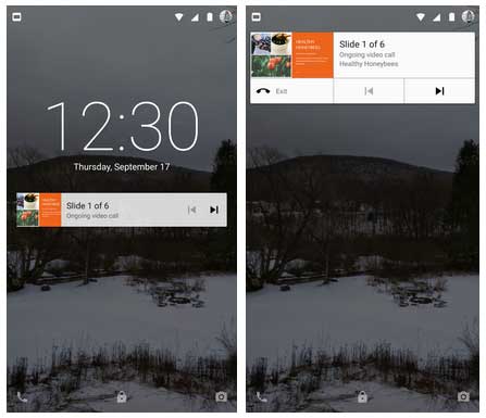 Google Slides Notification Control
