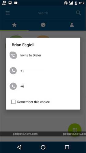 Microsoft Dialer dial