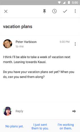 Smart Reply Inbox by Gmail