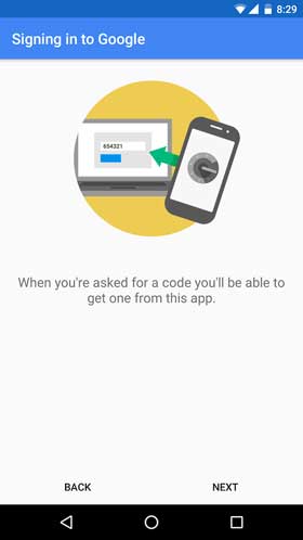 Google Authenticator App 