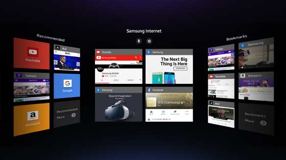 Samsung Gear VR Browser