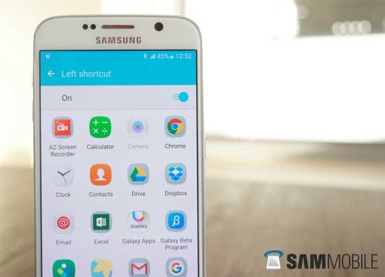 Galaxy S6 Android 6.0 Marshmallow status Bar