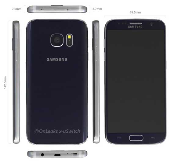 Samsung Galaxy S7 Render