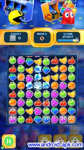 PAC-MAN Puzzle Tour 食鬼三消游戏