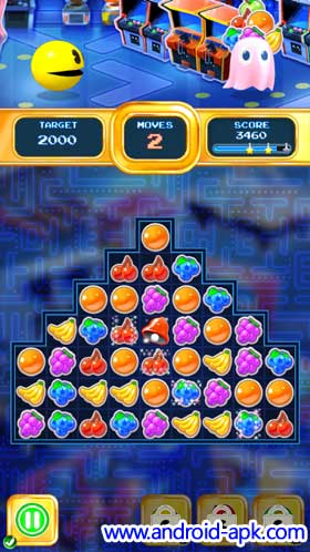 PAC-MAN Puzzle Tour 食鬼三消游戏