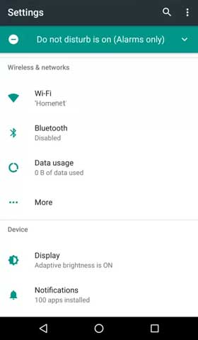 Android N Settings