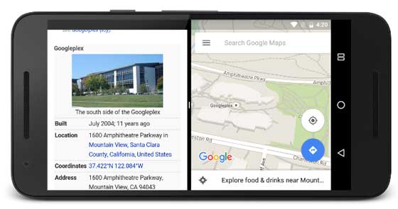 Android N Split Screen