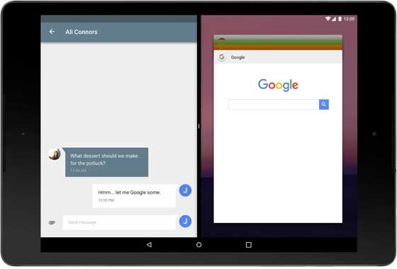 Android N Split Screen