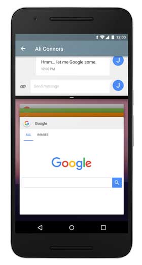 Android N Split Screen