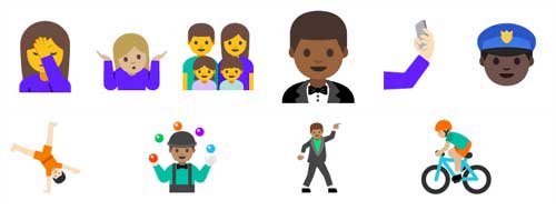 Android N Emoji