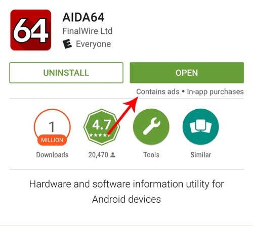 Google Play Store Contains Ads