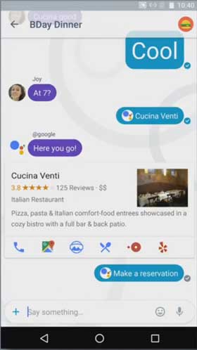 Google Allo Assistant