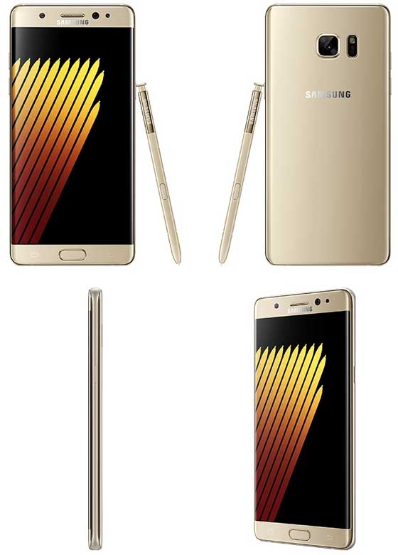 Galaxy Note 7 Gold