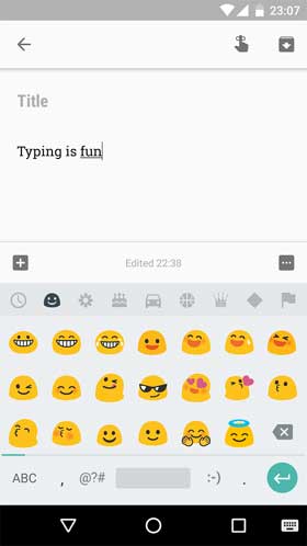 Google Keyboard 5.1 Emoji