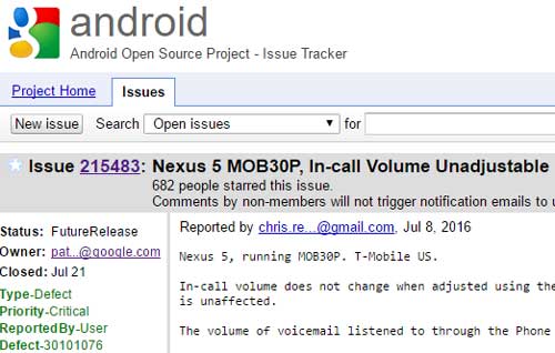 Nexus 5 MOB30P Volume Issue 