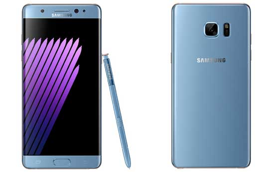 Samsung Galaxy Note 7 Blue