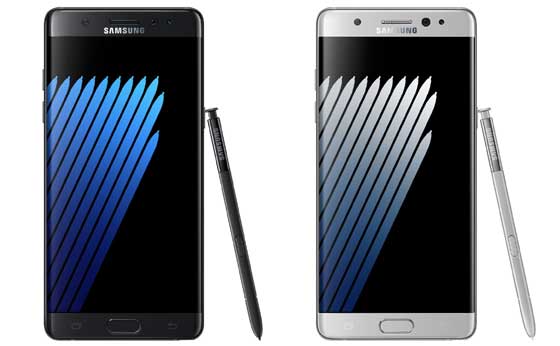 Samsung Galaxy Note 7 Color