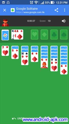 Google Search Solitaire