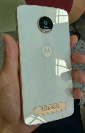 Moto Z Play Back View