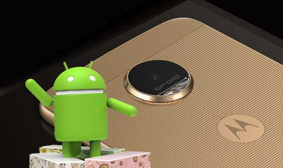 Moto Z Android 7.0 Nougat