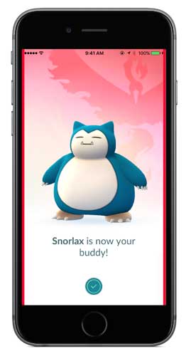 Pokemon GO Select Buddy