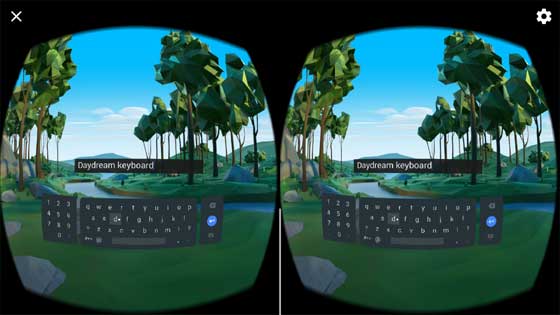 Daydream Keyboard VR