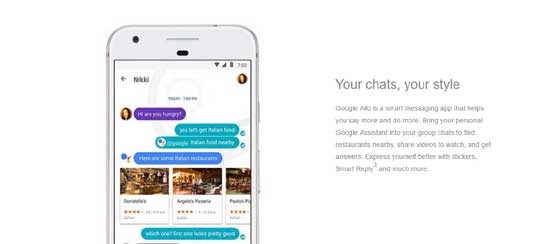 Google Pixel Google Allo