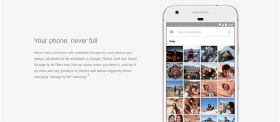 Google Pixel Google Photos