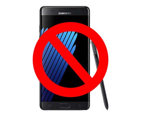 Note 7 禁飞