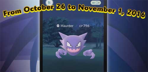 Pokemon GO Halloween Event