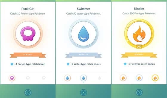 Pokemon GO Medal Award