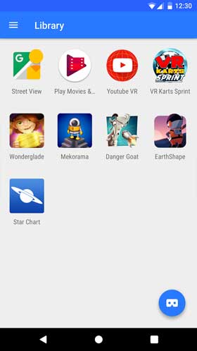 Daydream App Library