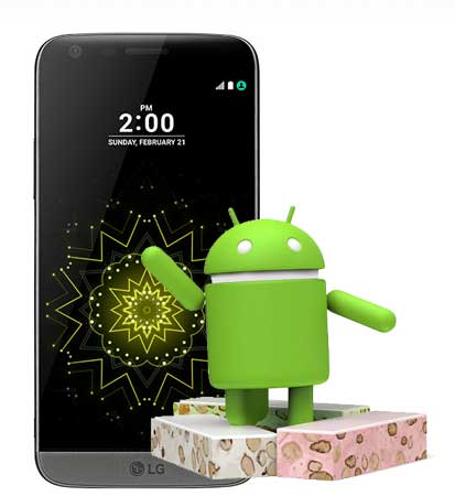 LG G5 Android 7.0 Nougat