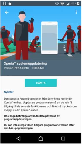 Sony Mobiel Xperia Android 7.0 Nougat