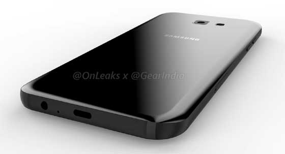 Samsung Galaxy A7 2017 Back View