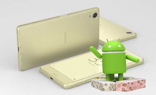 Sony Xperia X Android 7.0 Nougat