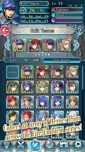 Fire Emblem Heroes RPG 遊戲